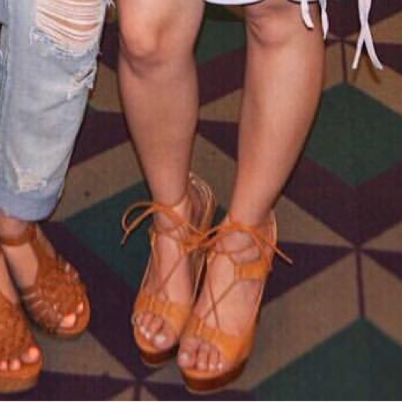 Olivia Miller Shoes - Nude Strappy Heels